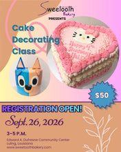 Load image into Gallery viewer, Sweetooth Bakery Cake Decorating Class
